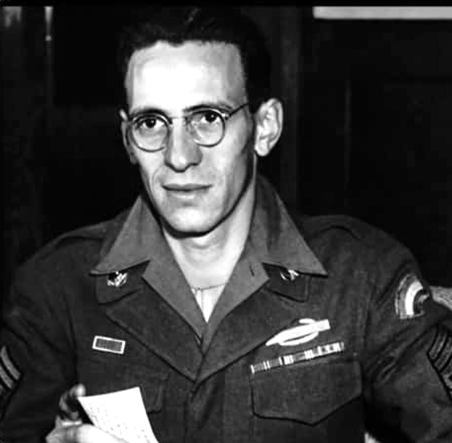 Master Sergeant Vito R. Bertoldo, Company A, 242nd Infantry Regiment, Medal of Honor recipient for his forty-eight-hour stand at Hatten
